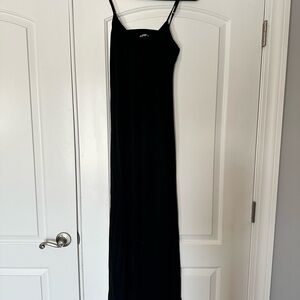 Express Cotton Black Maxi Dress
